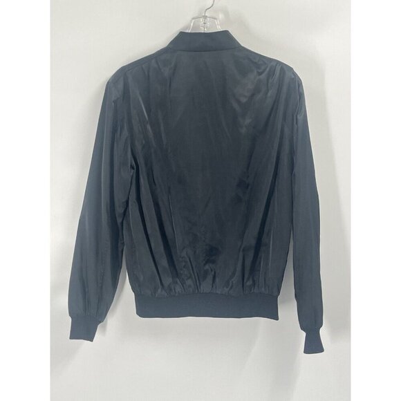 Vintage 80s Andre DeLeure Satin Bomber Michael Jackson Jacket Sz Large - Picture 8 of 9